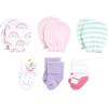 image:imageHudson Baby Baby Caps Or Headbands Bibs Mittens and Socks 12pc SetUnicorn