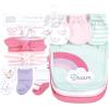 image:imageHudson Baby Baby Caps Or Headbands Bibs Mittens and Socks 12pc SetUnicorn