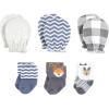image:imageHudson Baby Baby Caps Or Headbands Bibs Mittens and Socks 12pc SetWoodland