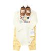 image:imageHudson Baby Baby Cotton Bodysuit Pant and Shoe SetKind Human