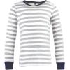image:imageHudson Baby Baby Cotton Pajama SetGray Stripe Navy