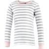 image:imageHudson Baby Baby Cotton Pajama SetGray Stripe Pink