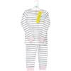 image:imageHudson Baby Baby Cotton Pajama SetGray Stripe Pink