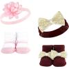 image:imageHudson Baby Baby Girls 8pc Headband and Socks SetLace Flower