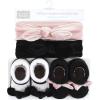 image:imageHudson Baby Baby Girls 8pc Headband and Socks SetLace Velvet Knot