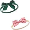 image:imageHudson Baby Cotton and Synthetic Headbands Size 024 Months12 Days of Christmas Holly
