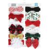 image:imageHudson Baby Cotton and Synthetic Headbands Size 024 Months12 Days of Christmas Holly