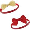 image:imageHudson Baby Cotton and Synthetic Headbands Size 024 Months12 Days of Christmas Holly
