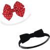 image:imageHudson Baby Cotton and Synthetic Headbands Size 024 Months12 Days of Christmas Holly