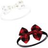 image:imageHudson Baby Cotton and Synthetic Headbands Size 024 Months12 Days of Christmas Holly