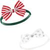 image:imageHudson Baby Cotton and Synthetic Headbands Size 024 Months12 Days of Christmas Plaid