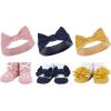 image:imageHudson Baby Girls Headband and Socks GiftsetBurgundy Teal Blush Navy