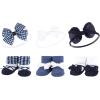 image:imageHudson Baby Girls Headband and Socks GiftsetNavy Red Navy Gingham
