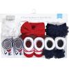 image:imageHudson Baby Girls Headband and Socks GiftsetNavy Red Navy Gingham