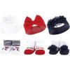 image:imageHudson Baby Girls Headband and Socks GiftsetNavy Red Navy Gingham
