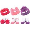 image:imageHudson Baby Girls Headband and Socks GiftsetPink Purple Mint Pink Purple