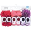 image:imageHudson Baby Girls Headband and Socks GiftsetPink Purple Mint Pink Purple