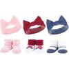image:imageHudson Baby Girls Headband and Socks GiftsetPink White Pink Blue