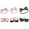 image:imageHudson Baby Girls Headband and Socks GiftsetPurple Green Fall Botanical