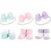 image:imageHudson Baby Girls Headband and Socks GiftsetPurple Mint Rainbow Purple Mint