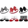 image:imageHudson Baby Girls Headband and Socks GiftsetRed Houndstooth Red Pink