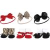 image:imageHudson Baby Girls Headband and Socks GiftsetRed Leopard Light Pink Leopard