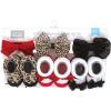image:imageHudson Baby Girls Headband and Socks GiftsetRed Leopard Light Pink Leopard