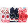 image:imageHudson Baby Girls Headband and Socks GiftsetWatermelon Navy Coral