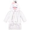 image:imageHudson Baby Unisex Baby 2Pc Plush Animal Face Bathrobe Pig Gray Zebra 09 MonthsMermaid Swan