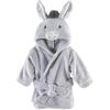 image:imageHudson Baby Unisex Baby 2Pc Plush Animal Face Bathrobe Pig Gray Zebra 09 MonthsPirate Elephant Donkey