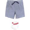 image:imageHudson Baby Unisex Baby Bodysuit Short and Sock 3Piece SetBaseball Biggest Fan