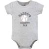 image:imageHudson Baby Unisex Baby Bodysuit Short and Sock 3Piece SetBaseball Biggest Fan