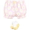 image:imageHudson Baby Unisex Baby Bodysuit Short and Sock 3Piece SetBee Pink Daisy