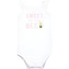 image:imageHudson Baby Unisex Baby Bodysuit Short and Sock 3Piece SetBee Pink Daisy