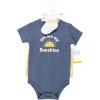 image:imageHudson Baby Unisex Baby Bodysuit Short and Sock 3Piece SetBlue Sunshine