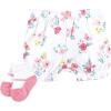 image:imageHudson Baby Unisex Baby Bodysuit Short and Sock 3Piece SetButterfly Floral Daddy