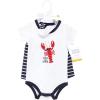 image:imageHudson Baby Unisex Baby Bodysuit Short and Sock 3Piece SetCool Dude Lobster