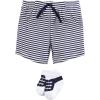 image:imageHudson Baby Unisex Baby Bodysuit Short and Sock 3Piece SetHola Ladies