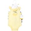 image:imageHudson Baby Unisex Baby Bodysuit Short and Sock 3Piece SetMain Squeeze Lemon