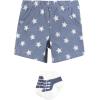 image:imageHudson Baby Unisex Baby Bodysuit Short and Sock 3Piece SetMamas Boy Blue Star