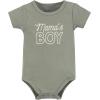 image:imageHudson Baby Unisex Baby Bodysuit Short and Sock 3Piece SetMamas Boy Sage Dino