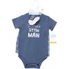 image:imageHudson Baby Unisex Baby Bodysuit Short and Sock 3Piece SetMamas Little Man