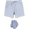 image:imageHudson Baby Unisex Baby Bodysuit Short and Sock 3Piece SetMilk and Cookie Better Together