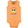 image:imageHudson Baby Unisex Baby Bodysuit Short and Sock 3Piece SetOrange Sunshine