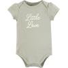 image:imageHudson Baby Unisex Baby Bodysuit Short and Sock 3Piece SetPink Sage Floral