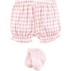 image:imageHudson Baby Unisex Baby Bodysuit Short and Sock 3Piece SetPink Teddy Bear