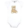 image:imageHudson Baby Unisex Baby Bodysuit Short and Sock 3Piece SetPink Teddy Bear