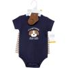 image:imageHudson Baby Unisex Baby Bodysuit Short and Sock 3Piece SetRuff Being Cute Dog