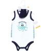 image:imageHudson Baby Unisex Baby Bodysuit Short and Sock 3Piece SetSea Octopus