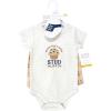 image:imageHudson Baby Unisex Baby Bodysuit Short and Sock 3Piece SetStud Muffin